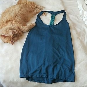 Navy blue exercise top♡